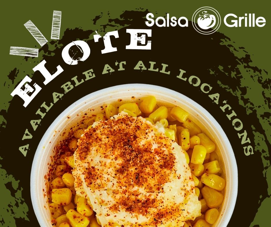 SalsaGrilleFW's tweet image. Ask to try a sample of our homemade elote at any of our locations! We hope you love them as much as we do.

#Elote #MadeFreshDaily #SupportLocal