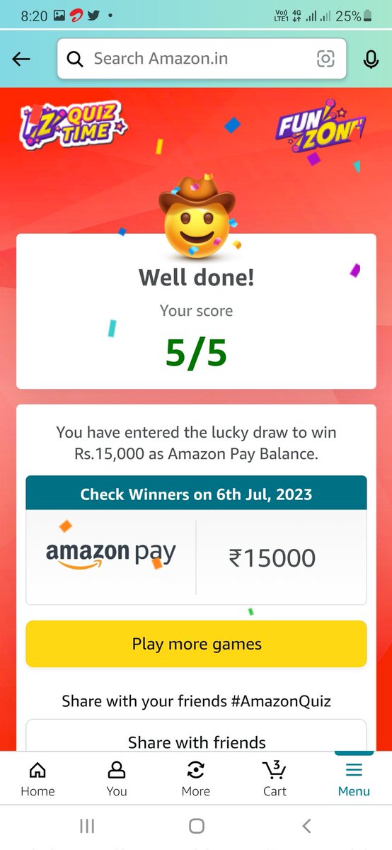 #AmazonQuiz