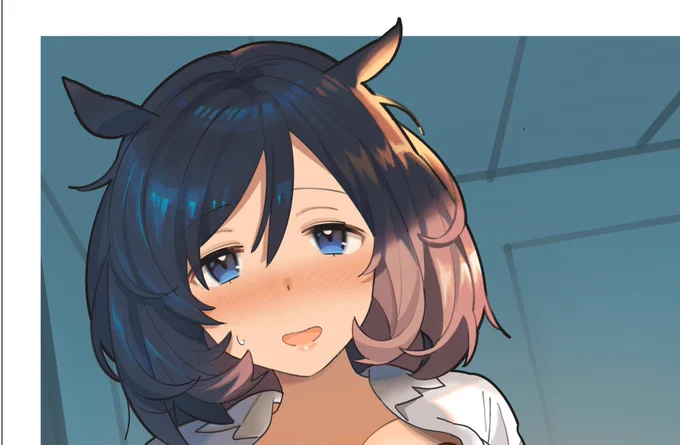 #ウマ娘  #ほっぺの斜線は可愛い