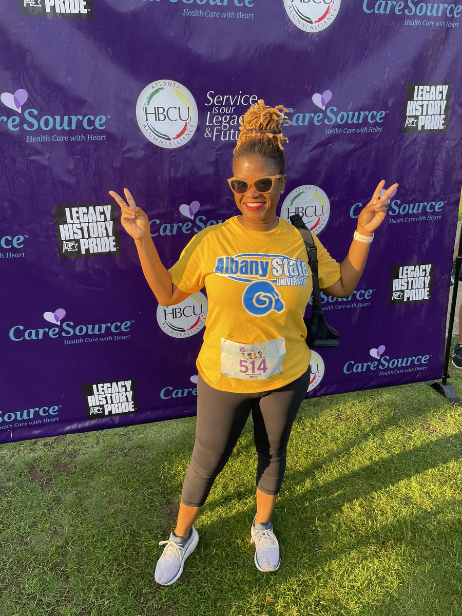 Day 5✅ Diversifying your workouts is so important! HBCU 5K with friends and the fam is in the books! I work out 4-5 days a week, but I’ve got to get back outside! OUCH!! #ASUismyHBCU #JustStart #DoItForYou Where are the #FitLeaders on this beautiful Sat morning?