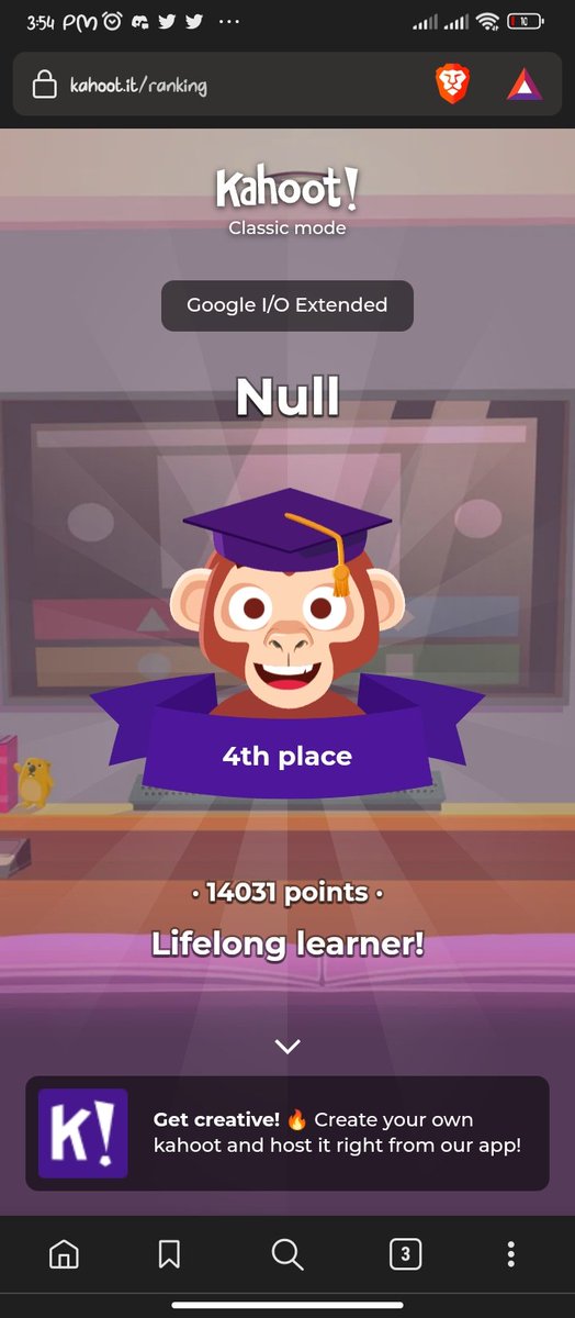 Mfonisoh1's tweet photo. Eh go pain me till next event, taking 4th in Kahoot 🥲😭

God abeggggggg🥲🥲😭😭😭

#ioextended
#GoogleioExtendedUyo 
#IoextendedUyo
#GDGUyo https://t.co/jYQjv0IB2W