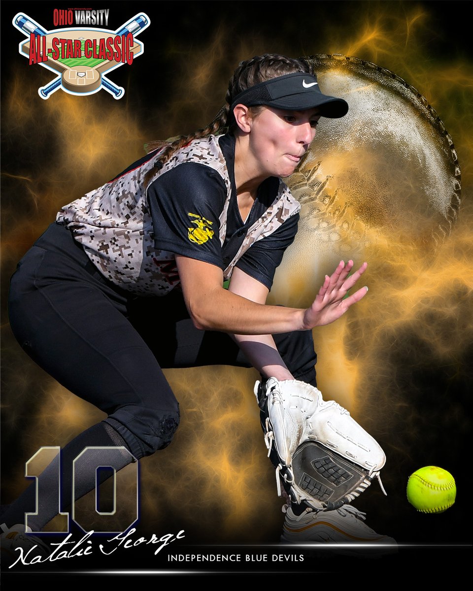Ohio Varsity (@ohiovarsity) on Twitter photo Independence's Natalie George was 3-for-3 for the Marines All-Stars. #OVASC
<a href="/indybluedevilSB/">Indy Softball</a> Independence's Natalie George was 3-for-3 for the Marines All-Stars. #OVASC
<a href="/indybluedevilSB/">Indy Softball</a>