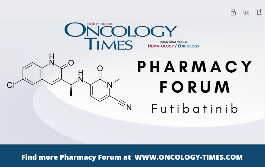 Futibatinib is approved for adults with previously treated, unresectable, locally advanced, or metastatic intrahepatic #cholangiocarcinoma harboring FGFR2 gene fusions. It received FDA approval through the accelerated approval pathway. ow.ly/8Js850OVOxA