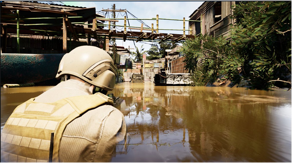 ThePixelsGD's tweet image. Ty @ScreenshotSatRT 
#portableops is getting another map for VIP extract missions. Check out that water in #UE5 . Beautiful. #screenshotsaturday store.steampowered.com/app/2188260/Po…