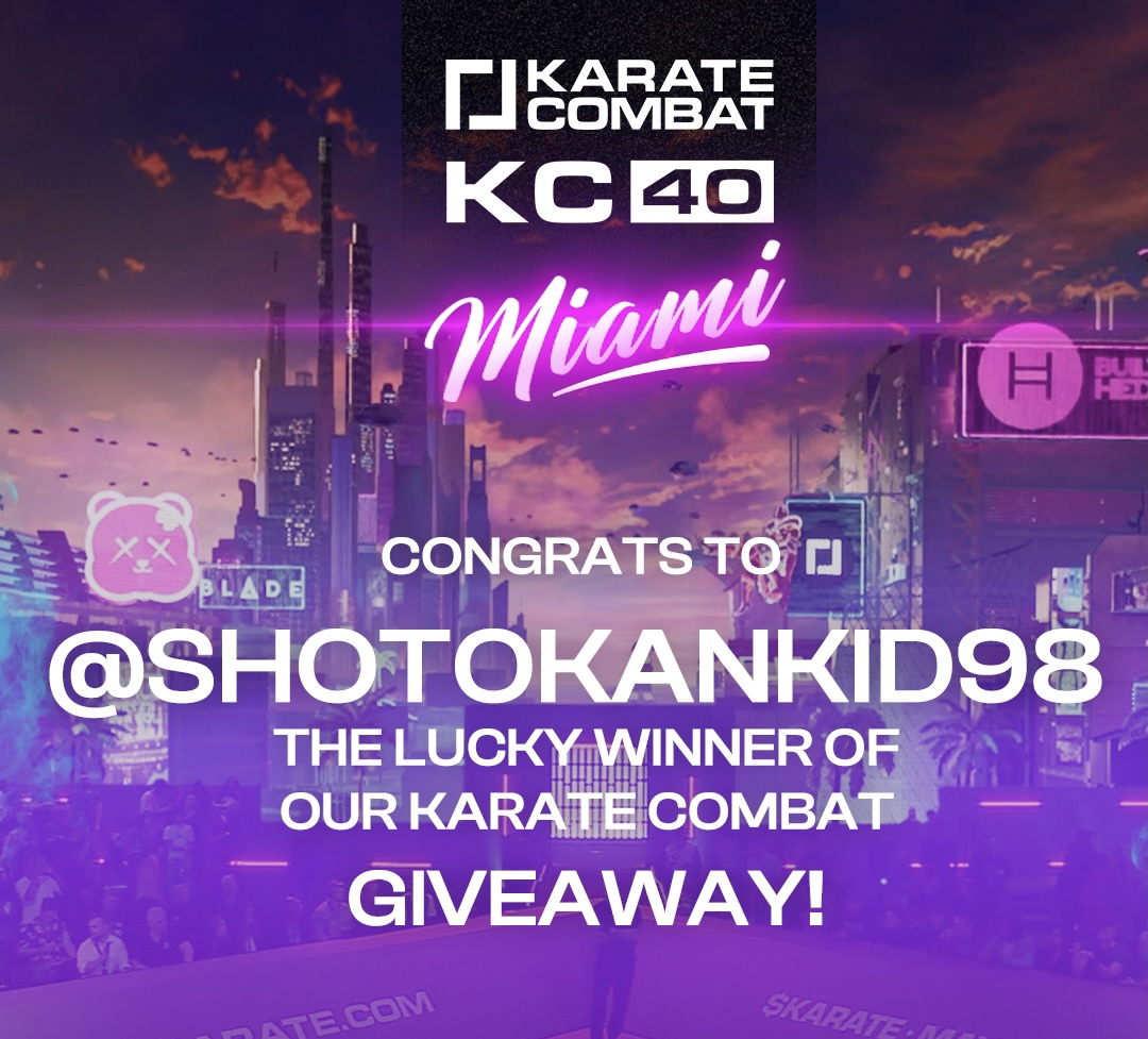 ZOOP's tweet photo. Congrats to @ShotokanKid98 - the lucky winner of our @KarateCombat giveaway! 🎉  Explore Zoop to access more online and offline experiences with your favorite celebrities &amp; creators! #kc40 #karatecombat #zoopclub #martialarts https://t.co/DlCLoUaeRU