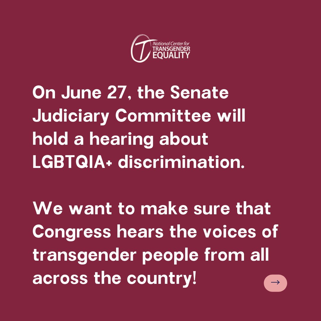 National Center for Transgender Equality on Twitter:
