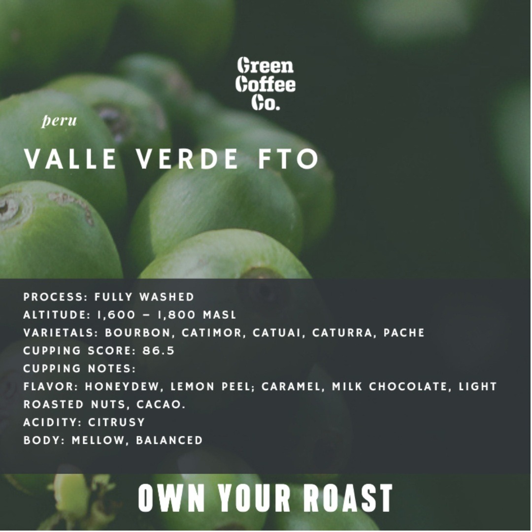 Peru | Valle Verde FTO

We are confident, you will love the balance found in this Fairtrade organic selection from Peru!