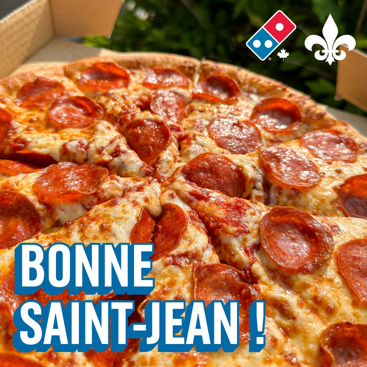 DominosQuebec's tweet photo. Joyeuse Saint-Jean-Baptiste! https://t.co/wfv9Ug388l