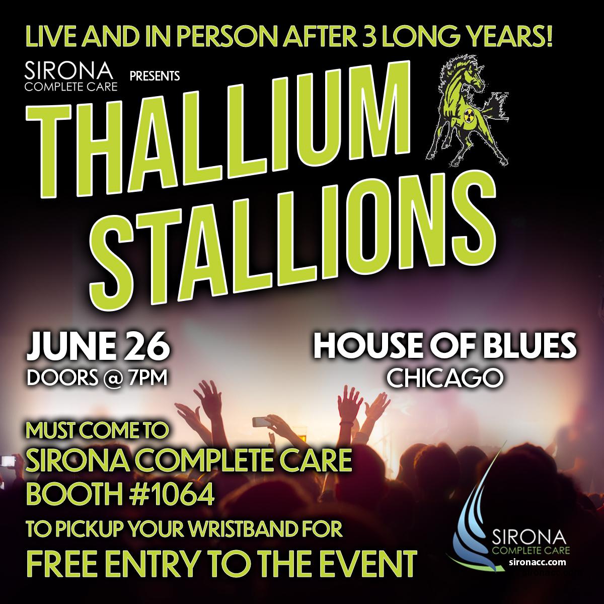 SironaCC's tweet photo. 3 more days until The thallium Stallion concert!  GO to booth #1064 Sirona Complete Care to get your wrist band for FREE entry
https://t.co/zxmjaS4M9e https://t.co/7WdDjMLsJs