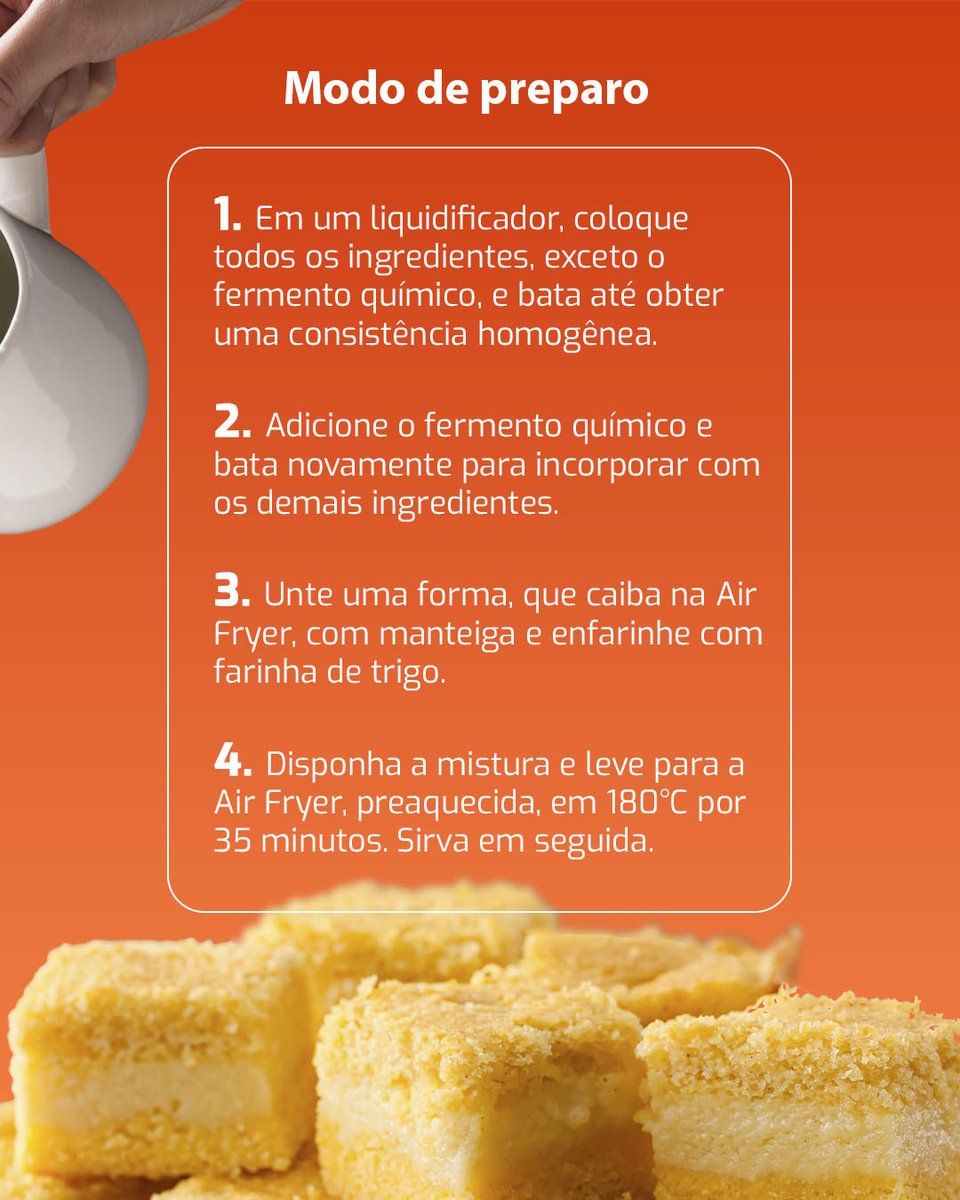 gaaborbr's tweet image. Hoje é comemorado o Dia Internacional do Leite! 🥛

E claro, não podíamos deixar de sugerir uma receita de festa junina que utiliza leite em sua composição. E o melhor, feito na Air Fryer de maneira simples e rápido! 🌽

#gaaborbr #airfryer #diainternacionaldoleite