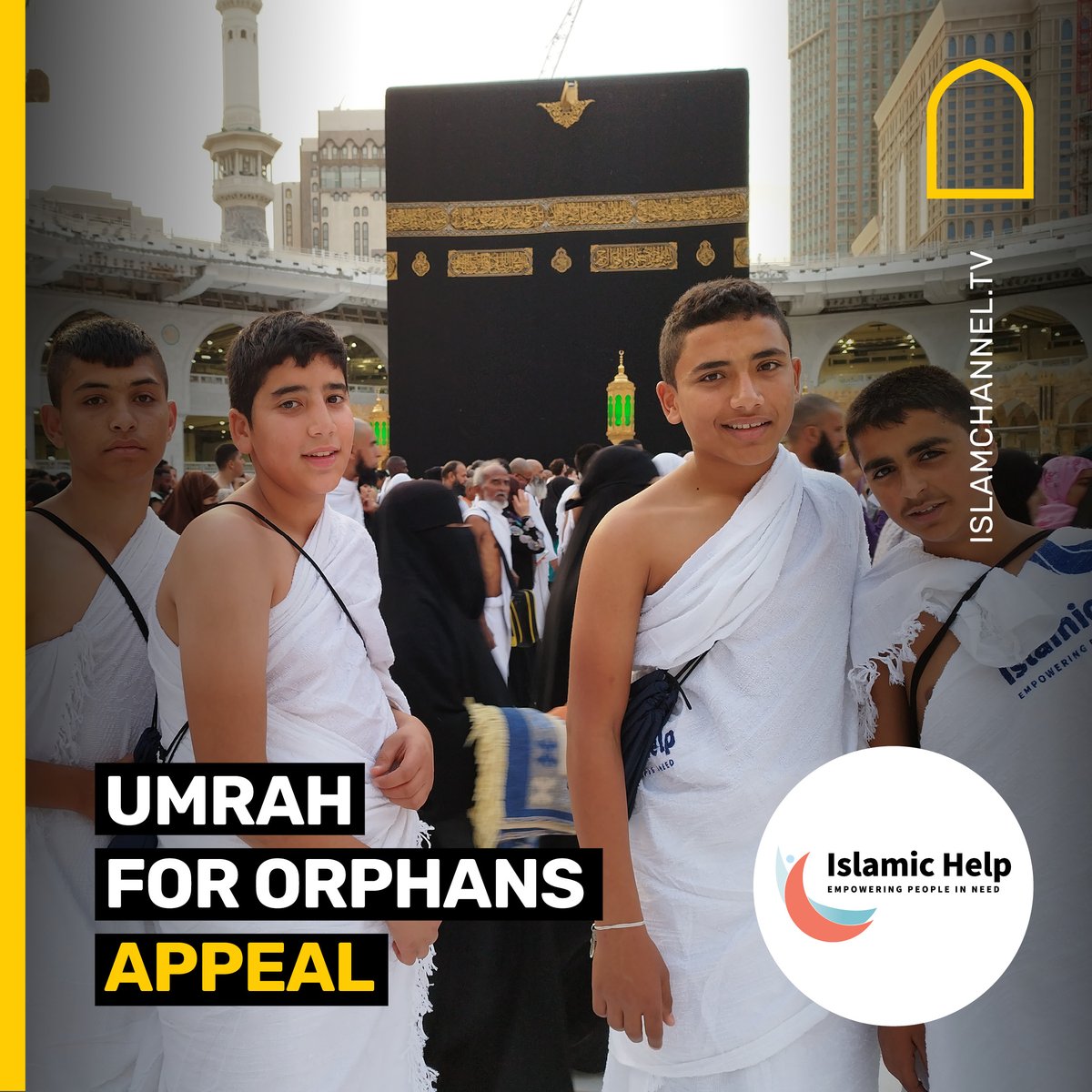 Islamchannel's tweet image. Join Islamic Help tonight at 8.30pm as they raise funds to give an orphan and a disabled child the journey of a lifetime by sponsoring them for Umrah.

#charity #islamichelp #umrah #makkah @IslamicHelp