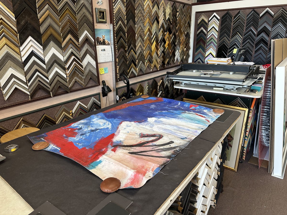 Time to frame my <a href="/ThankYouX/">ThankYouX</a> State of the Art piece!! 30 tiles getting all the right kind of treatment 👌