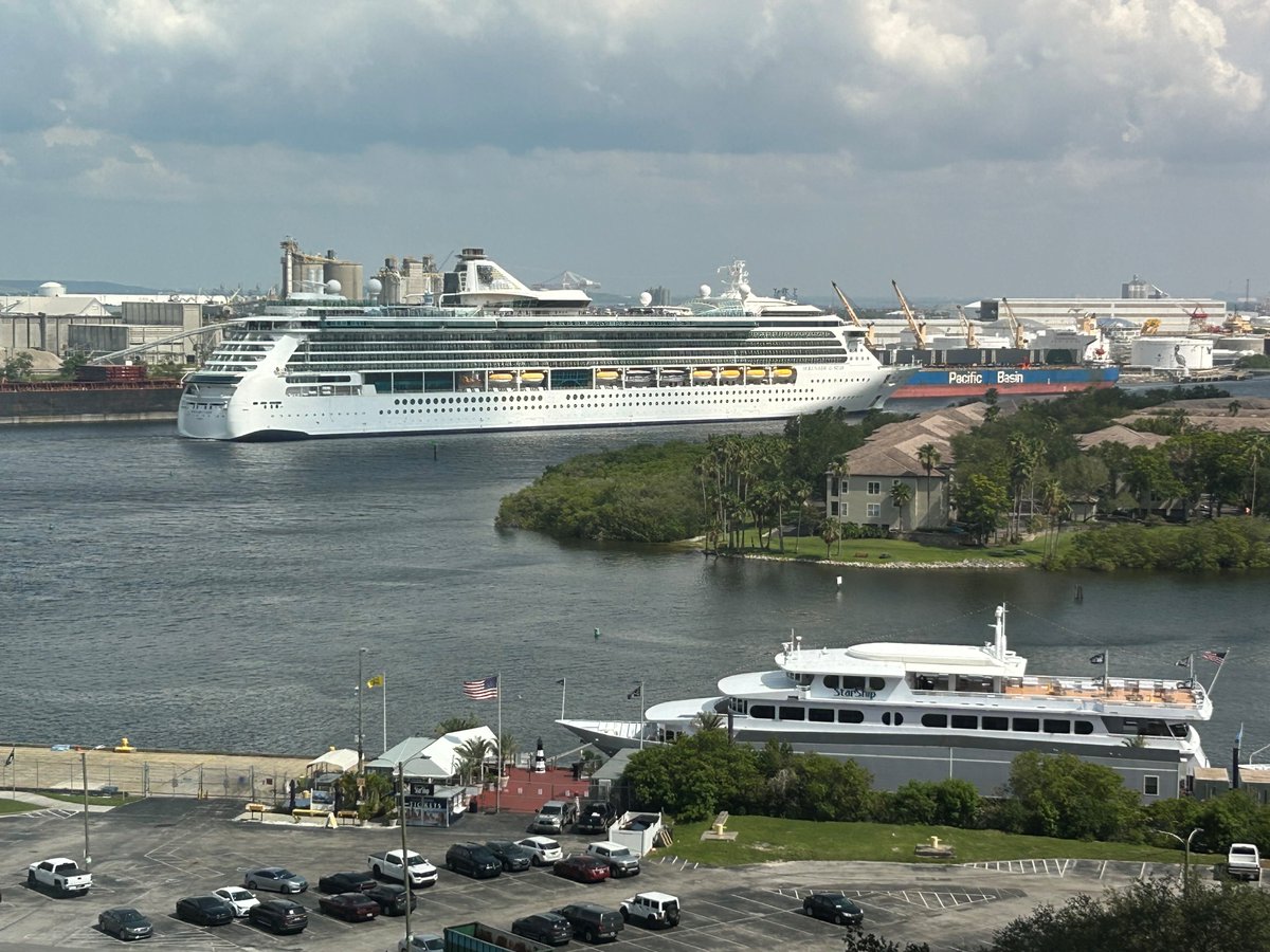 Really, you should come study @USFHealthMed for our fabulous education and research programs and amazing faculty physician scientists. But our waterfront view of the cruise ships across the street isn’t bad either. #TeamTampa