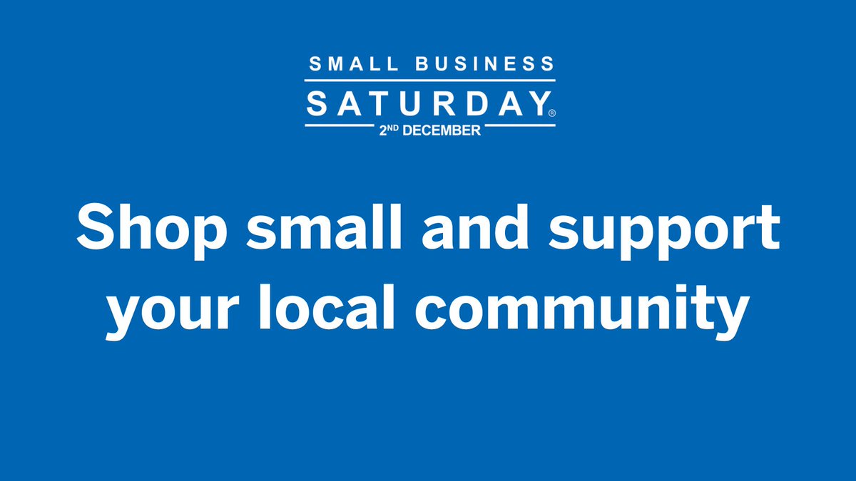 Shop small to help your local community and economy.