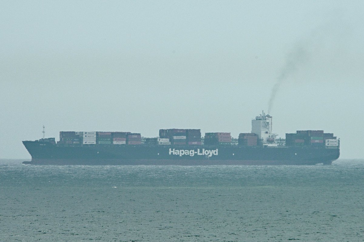 The #ContainerShip #Tirua IMO:9612882 en route to Norfolk, Virginia, flying the flag of Liberia 🇱🇷. #ShipsInPics