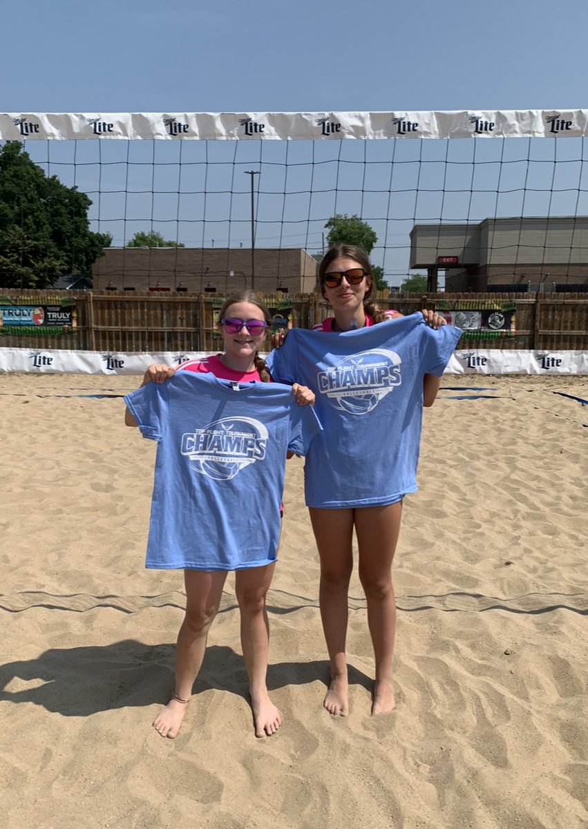 First summer of sand volleyball, first tournament with her best friend, first Championship…this girl loves to compete! Way to go, Kate!! GATA!!
