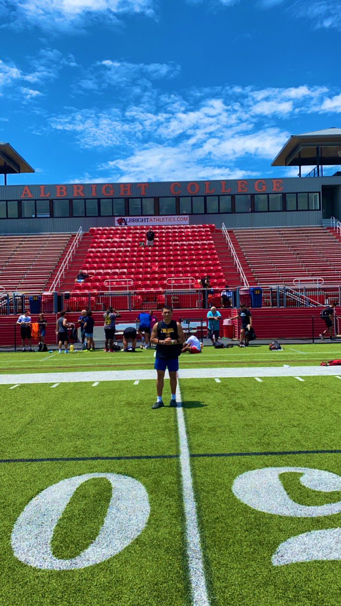 I had a great time today at the Albright Prospect Camp, thanks for having me!