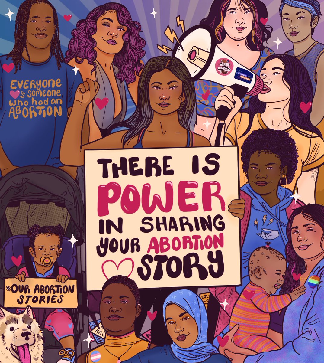 liberaljanee's tweet image. Sharing your abortion story is a powerful way to bust abortion stigma &amp;amp; normalize healthcare.

As Renee Bracey Sherman said, "Everyone loves someone who has had an abortion!"

Created with @AbortionStories @AdvocatesTweets #OurAbortionStories