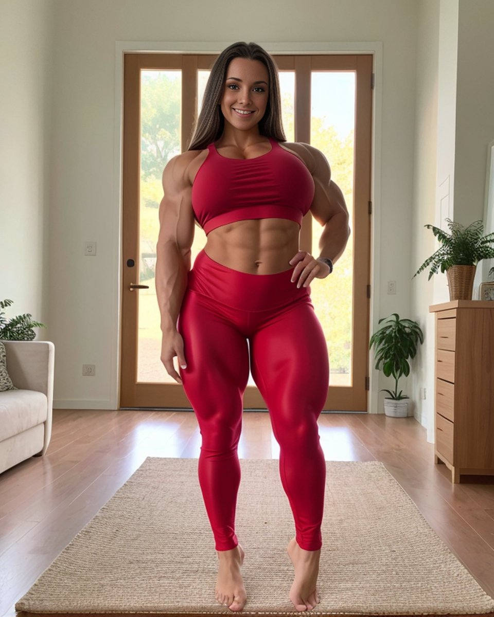 Thick quads
#strngwoman #femalebodybuilder #fitnessmodel #womensphysique #femalebodybuilding #bodybuilder #femalemuscle #fitchicks #musclewomen #AIArtwork #stableDifusion #midjourney #girlswithabs #femaleabs #strongwomen #sexyabs #absgirls #musclemommy #biceps #quads