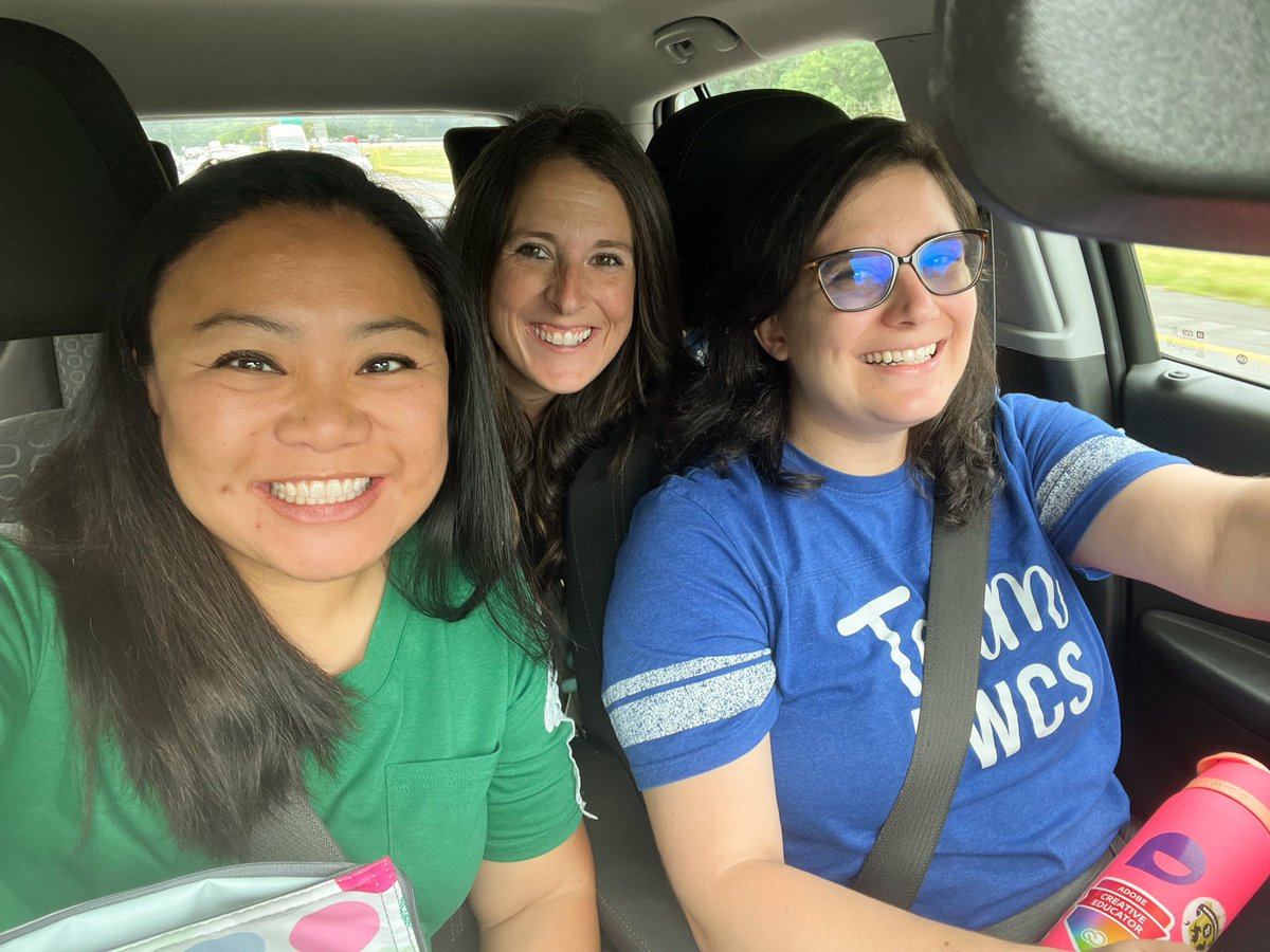 Hey @ISTEofficial we just hit Pennsylvania! @MrsPivonka @MrsThaiPappa #istelive #istechat #roadtrip