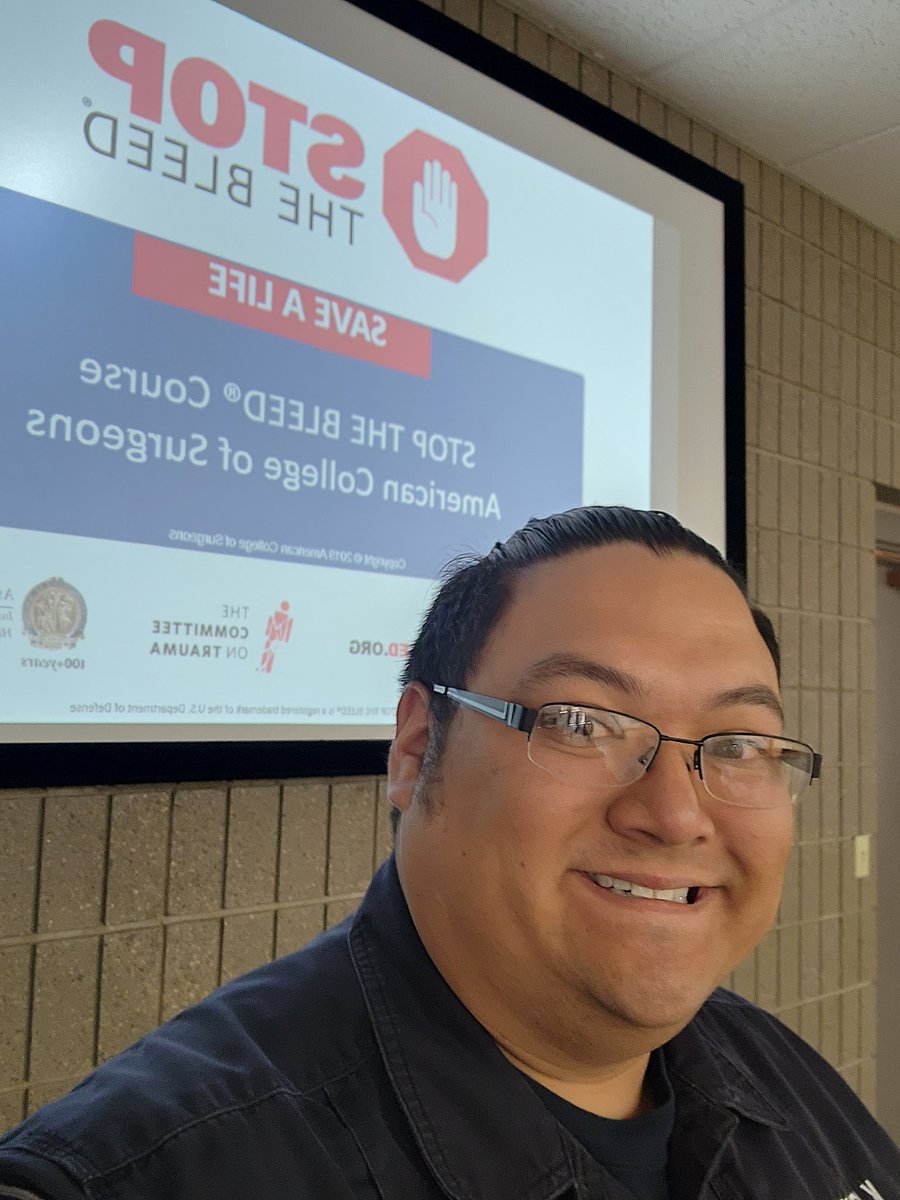 My first community @StopTheBleed class is about to start in less than 30 minutes. #stopthebleed #Trauma #EmergencyMedicine #Paramedic #raiseyourhand #beprepared