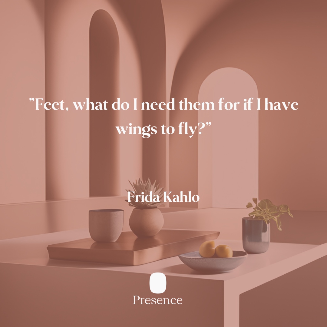 This quote from Frida Kahlo reminds me that all I needed was the courage to fly, to take that leap of faith. I didn't need to follow traditional paths, because I had my own wings. And in flying, I discovered strengths and capabilities I never knew I had. https://t.co/Qpq90n64zs