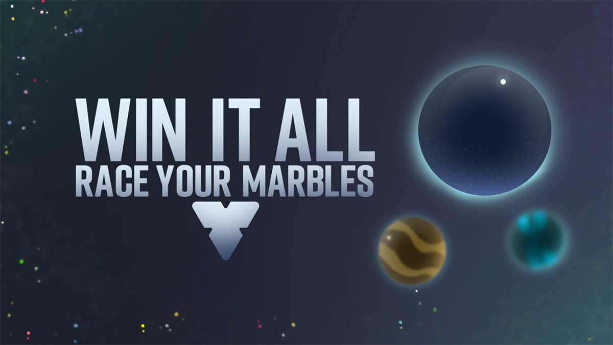 We are live now with our Marbles race! Come see your marbles race head-to-head against other community members We have our amazing @geneon101 hosting the stream over on EVENTS.THETA.TV