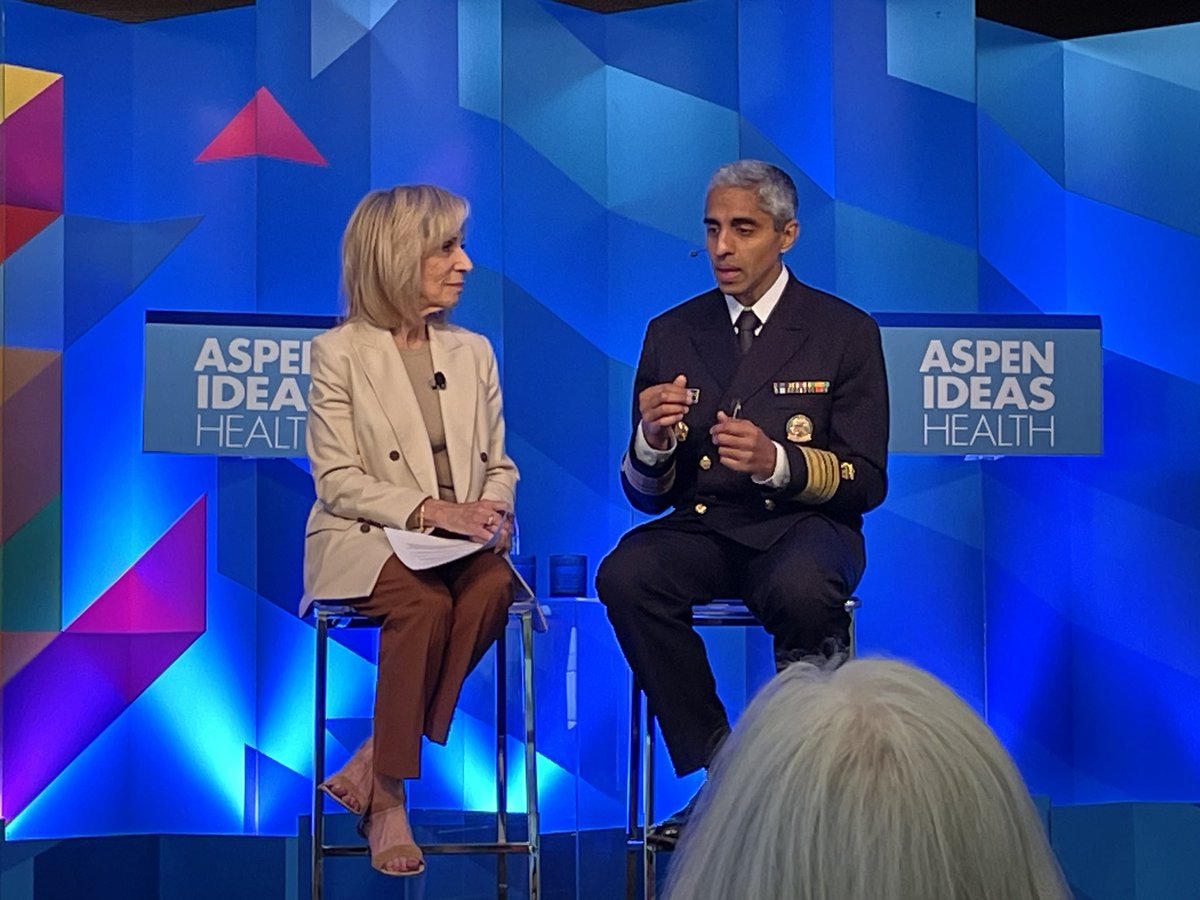 The <a href="/Surgeon_General/">U.S. Surgeon General</a> has been so important for children. Adm Murthy says the youth mental health crisis is “the defining public health challenge of our time” w/record rates of suicide and self harm. “My worry is that we will become numb to these numbers…it’s a moral imperative.”