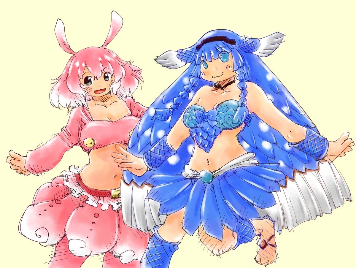 「#けもフレ3 #けものフレンズ  イベントストーリー見終わった記念で 思い出作り」|突撃なめじろうのイラスト