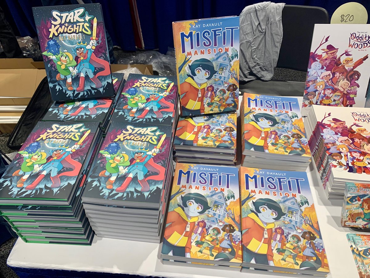 kaydavault's tweet image. BOOKS!! At #ala2023 artist alley!