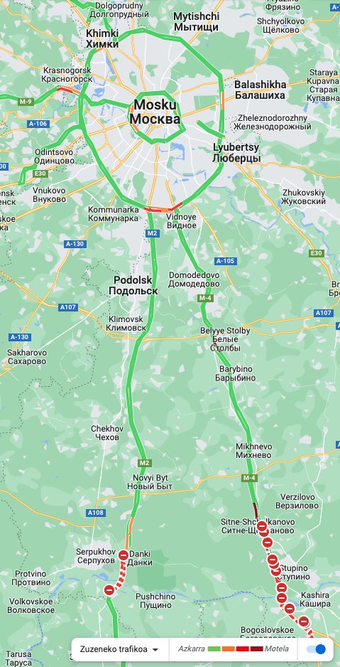 PeioRoyoZabala's tweet photo. Lo de seguir un #GolpeDeEstado con el Google Maps modo tráfico no lo habíamos visto venir. https://t.co/ElEvRj3eR3