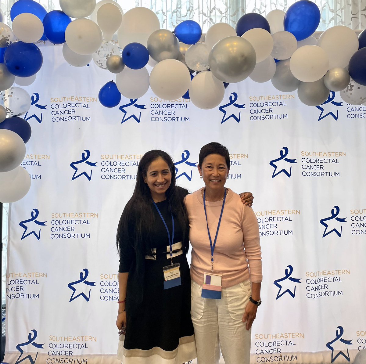 Thank you @se_crc @CindyDrYo for the invitation to represent @AmCollegeGastro @HopkinsGIHep at this wonderful conference. Privilege to highlight #RideOrStrideFor45 #TuneitUp during #CRCawarenessmonth! #45isthenew50 #ACGproud #WomeninGI