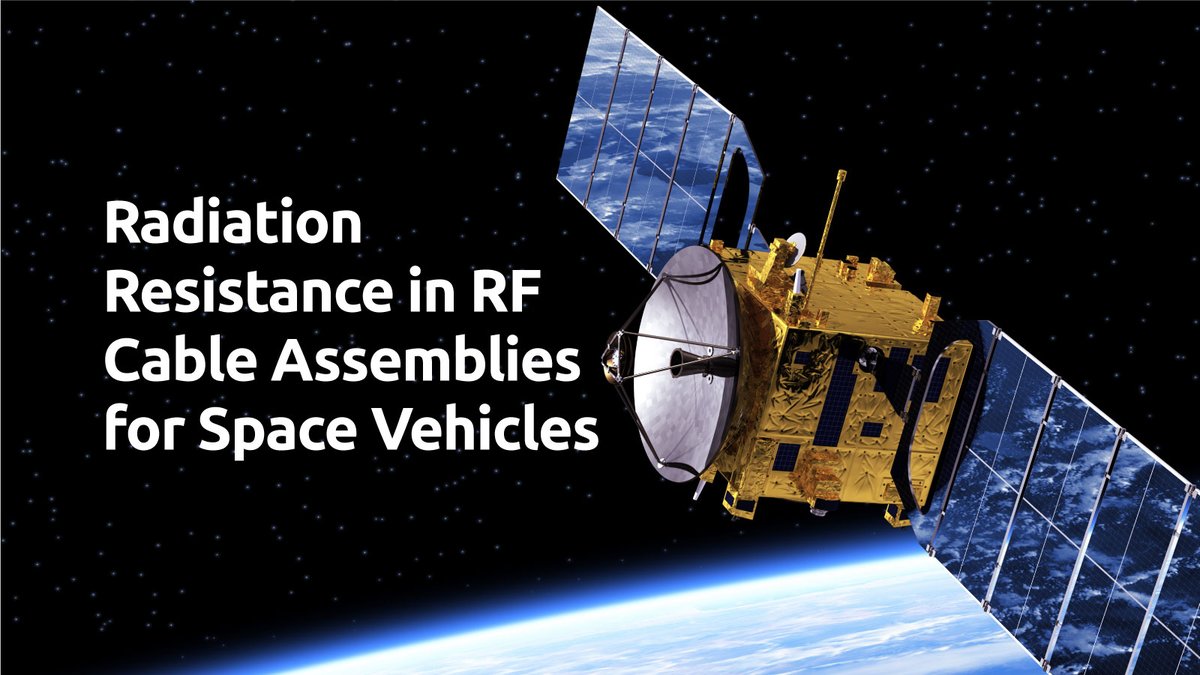 RF cables can face challenges in space, but with the right materials, they can survive and thrive! 🛰️📡 Read more here: buff.ly/3YwNrgR #rf #microwave #rfmicrowave #spaceapplications #spaceready #whitepaper