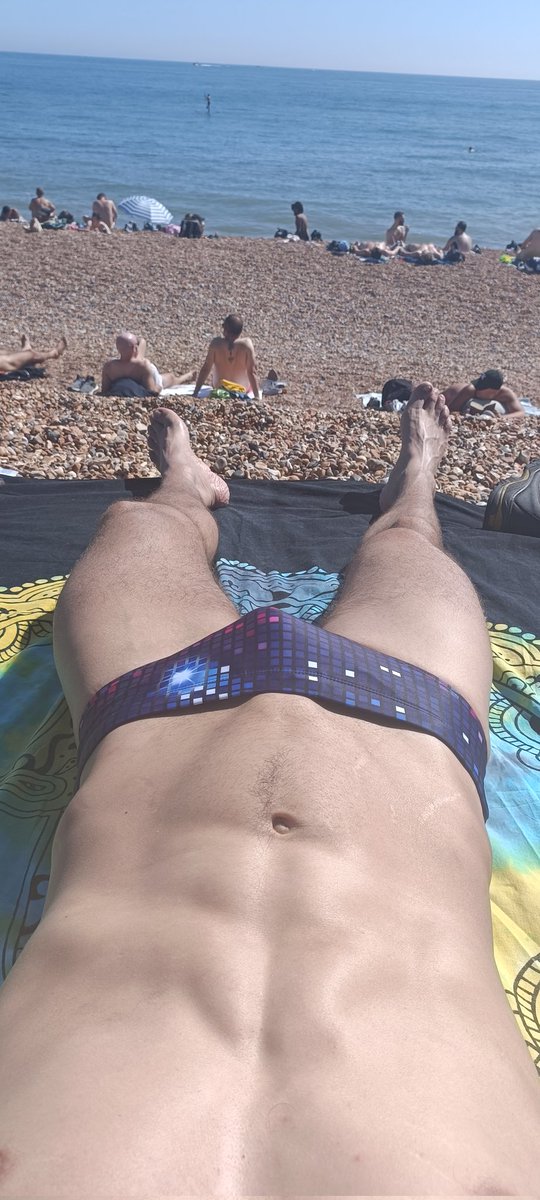 hqe232's tweet photo. Today's disco at the beach  🏖️🪩 😎Toasting..
#gay #Brighton #bottom #beachlife #horny #dad_son #speedoboys #fitness #briefs #sunga https://t.co/VbJsevf90X