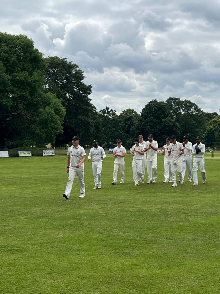The man himself, our 7 wicket taker Dieter Klein!! 

*and a hat trick included 🏏🏏

#RPCC #UptonSteel #Cricket #Leicestershire