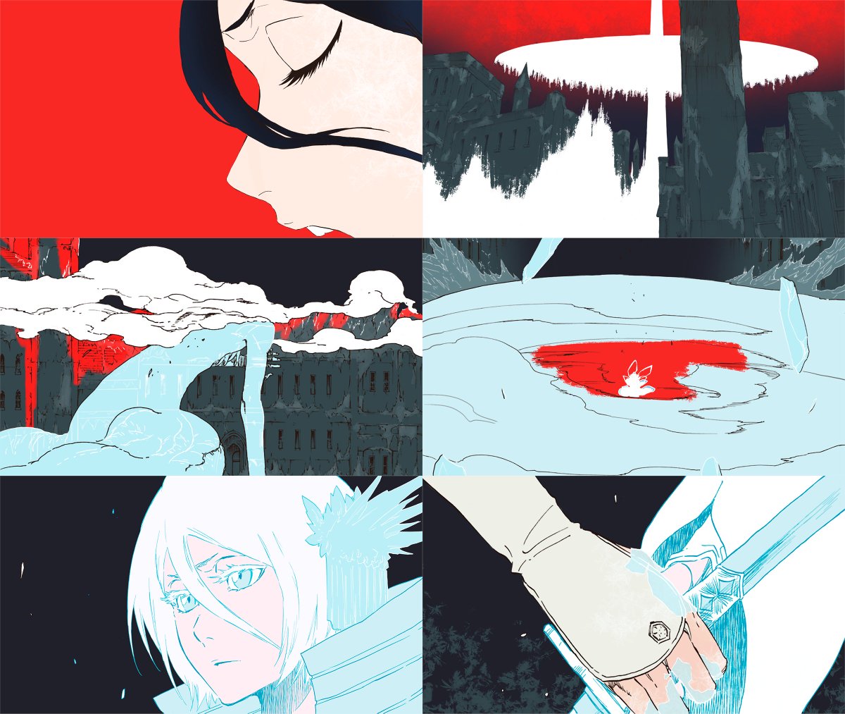 #TYBW V 1.0
Rukia bankai wip - keeping the red for now, flat colors