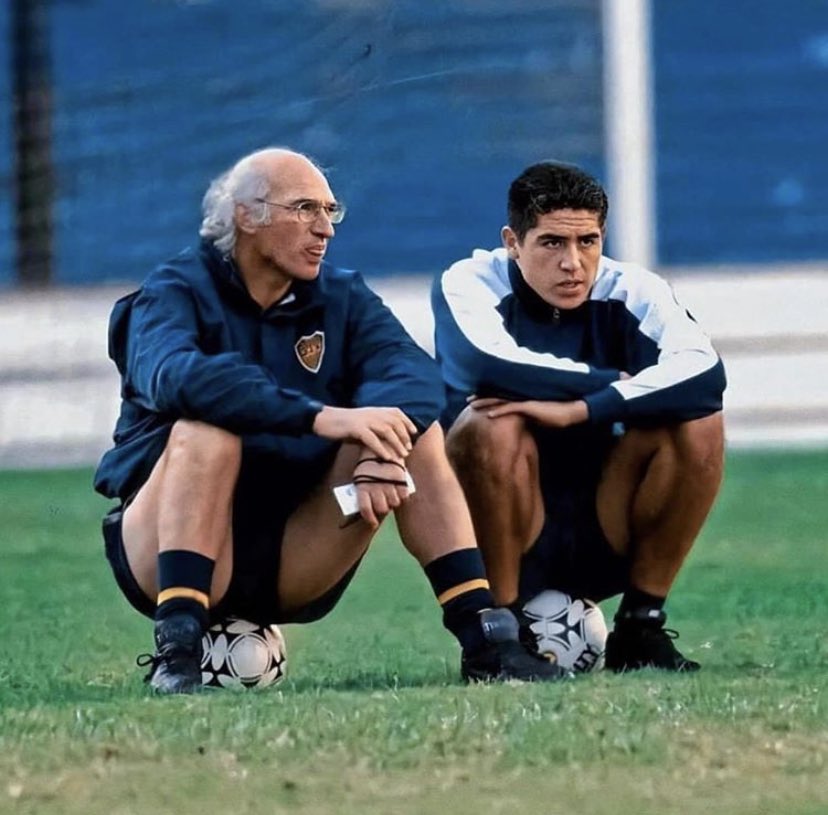 Happy Birthday Juan Román Riquelme... who it seems was a teammate of Larry David at Boca Juniors 