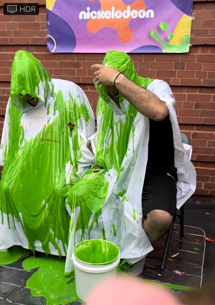 In case you were wondering, getting slimed was messy, hilarious, and totally worth it! #SteinwayShoutOut to our amazing PTA for bringing the fun and laughter! #SteinwaySlime #SteinwaySWAG #Team84🔵🟡