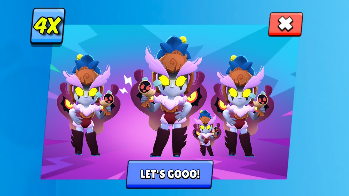 📌4x! #DarkFairyJanetGiveaway

To enter:
🤝 Follow @quikel_official
❤️Like 
♻️ Retweet
💬 Tag 2 Friends and Comment

Winners : Stay tuned 🫡 • #BrawlStars | Janet skin