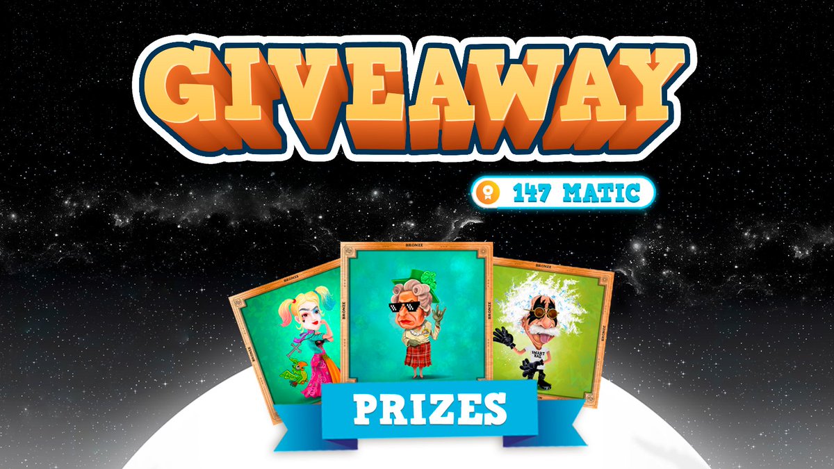 WorldChallengeG's tweet image. 🎁 𝑺𝑼𝑷𝑬𝑹 𝑹𝑨𝑭𝑭𝑳𝑬 𝟑 𝐍𝐅𝐓𝐬* 🎁

🔹 Follow @WorldChallengeG
🔹 RT + 💙
🔹 Tag a friend

 3 𝑾𝑰𝑵𝑵𝑬𝑹𝑺: Sunday 10pm CET 🏆

*𝗩𝗮𝗹𝘂𝗲: 𝟭𝟰𝟳 𝗠𝗔𝗧𝗜𝗖 💎