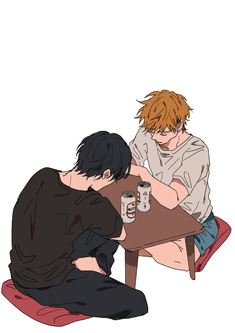 「2人の男性 缶ビール」のTwitter画像/イラスト(古い順)