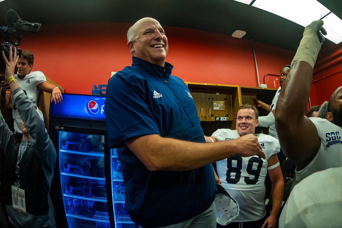 Georgia Southern Football (@gsathletics_fb) on Twitter photo Ten more Saturdays until the 2023 season, but more importantly, it’s <a href="/GSCoachHelton/">Clay Helton</a>’s birthday! 🥳
#HailSouthern Ten more Saturdays until the 2023 season, but more importantly, it’s <a href="/GSCoachHelton/">Clay Helton</a>’s birthday! 🥳
#HailSouthern