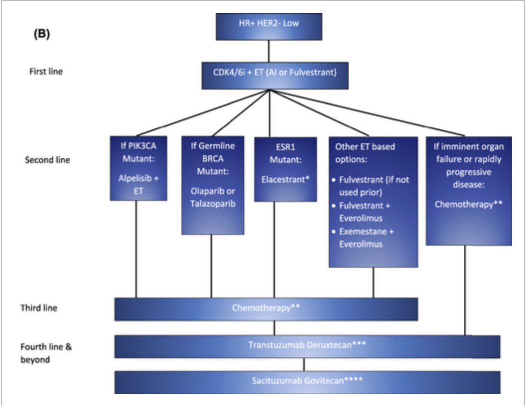 🚨Thrilled to share our latest article on treatment options of #HER2low #breastcancer & proposed treatment sequencing algorithm published in @AmericanCancer journal @JournalCancer. @gandhi_shipra @oreganruth @DhakalAjay @RoswellPark @RoswellHemOnc 
acsjournals.onlinelibrary.wiley.com/doi/full/10.10…