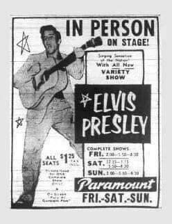 June 24, #Elvis1956
Elvis performed at the Paramount Theater , Atlanta at 2.00, 5.50 and 8.30 p.m.
#ElvisHistory 
#Elvis2023 
#ElvisPresley