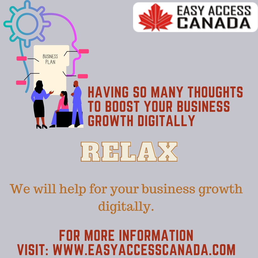 EASYACCESCANADA's tweet photo. Do you own a business? You can promote your business with us for FREE.
Visit https://t.co/7Jws81p446 & add your business there.
#digitalmarketing #digital #onlinemarketing #onlinemarketingstrategies #promoting #promotingbusiness #business https://t.co/35EQ538AO5