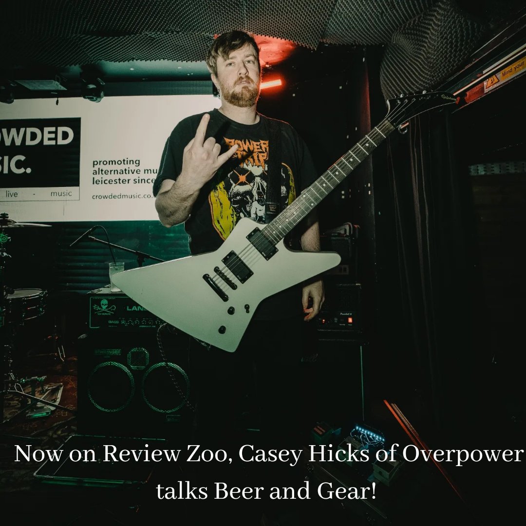 RZMusicBlog's tweet image. Review Zoo catch up with Casey Hicks of the Hardcore Thrash Titans, Overpower!

#overpower #hardcoremetal #engl #englamps #englamplification  #thrashmetal #moorbrewery #overpowerbeer #guitars #epiphone #gibson #fender #ibanez #esp #emg #municipalwaste #hatebreed