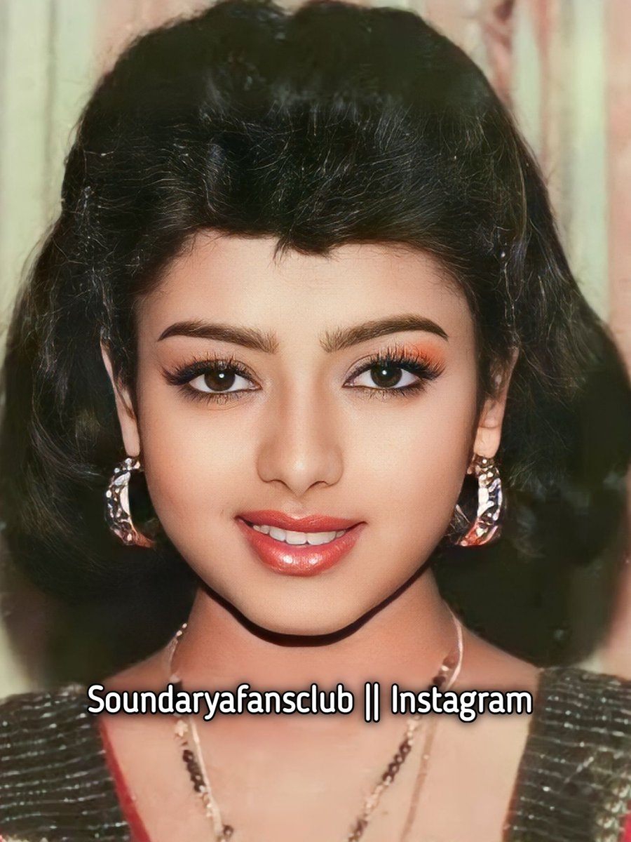 Isn't she super cute 🥰😍

#Soundarya