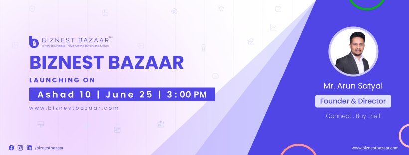 aroonsatyaal's tweet image. Get ready to experience the only digital marketplace for buying and selling your business.
Just 1 Days to go.

biznestbazaar.com
#biznestbazaar #buyandsellyourbusiness  #digitalmarketing #digitalmarket