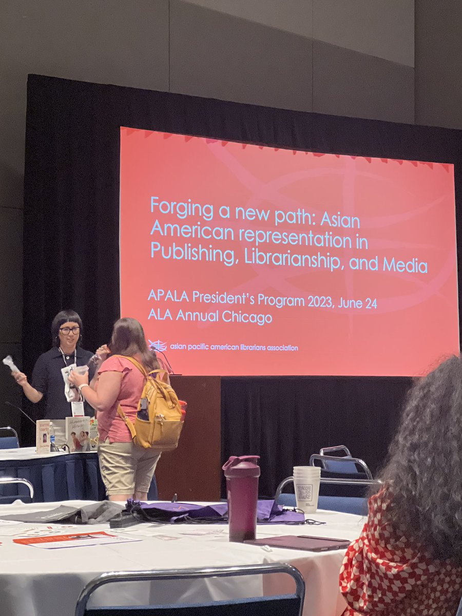 Best program of the day! Thanks @catladylib 📚 Asian/Pacific American Librarians Association #apala #ALAAC2023