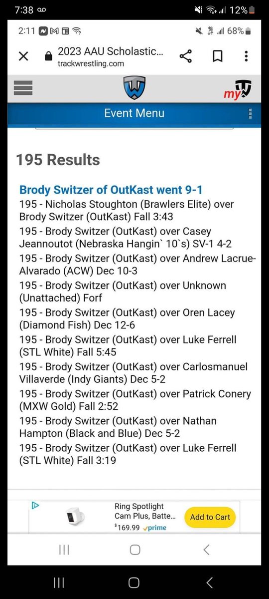 BrodySwitzer2's tweet photo. All American AAU scholastic duals Disney. https://t.co/oBXhw1sEfM